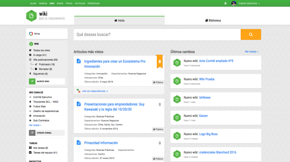 screenshot of Alma Suite